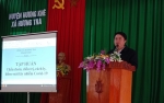 Xã Hương Trà tổ chức Tập huấn phòng chống lây nhiễm Covid-19.